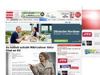 Bild zum Artikel: So höflich schickt Mikl-Leitner Götz-Zitat an EU