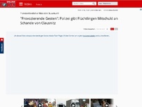 Bild zum Artikel: Fremdenfeindlicher Mob stört Busankunft - 'Provozierende Gesten': Polizei gibt Flüchtlingen Mitschuld an Schande von Clausnitz