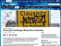 Bild zum Artikel: Clausnitz: Polizei verteidigt Einsatz vor Flüchtlingsbus