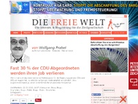 Bild zum Artikel: Fast 30 % der CDU-Abgeordneten werden ihren Job verlieren