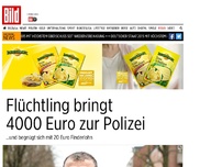 Bild zum Artikel: Ehrlicher Finder - Flüchtling bringt 4000 Euro zur Polizei