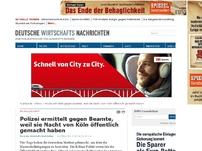 Bild zum Artikel: Polizei ermittelt gegen Beamte, weil sie Nacht von Köln öffentlich gemacht haben