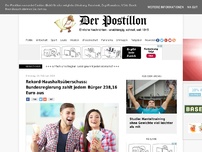 Bild zum Artikel: Rekord-Haushaltsüberschuss: Bundesregierung zahlt jedem Bürger 238,16 Euro aus