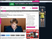 Bild zum Artikel: Merkel beim Wahlkampf in Baden-Württemberg unerwünscht