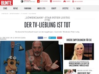 Bild zum Artikel: Der TV-Liebling ist tot