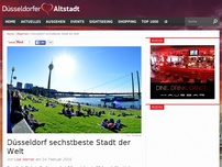 Bild zum Artikel: Düsseldorf sechstbeste Stadt der Welt