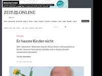 Bild zum Artikel: Peter Lustig: Er hasste Kinder nicht