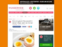 Bild zum Artikel: 11 Dinge, die in deinem Körper passieren, wenn du EIER isst