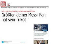 Bild zum Artikel: Murtaza aus Afghanistan - Größter kleiner Messi- Fan hat sein Trikot