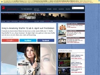Bild zum Artikel: Grey’s Anatomy Staffel 12 ab 6. April auf ProSieben