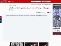 Bild zum Artikel: Drama in Sachsen - Schlafende Kinder getötet: Vater raste mit Tempo 150 gegen Baum