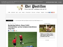Bild zum Artikel: Bundesliga-Reform: Neuer Schiri-Schiedsrichter soll bei Schiedsrichterfehlern eingreifen