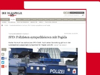 Bild zum Artikel: SPD: Polizisten sympathisieren mit Pegida