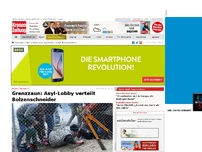 Bild zum Artikel: Grenzzaun: Asyl-Lobby verteilt Bolzenschneider