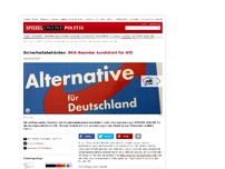 Bild zum Artikel: Sicherheitsbehörden: BKA-Beamter kandidiert für AfD