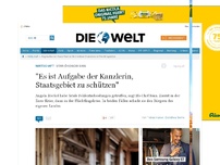 Bild zum Artikel: Star-Ökonom Sinn: 'Es ist Aufgabe der Kanzlerin, Staatsgebiet zu schützen'