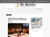 Bild zum Artikel: Nächste Debatte der Republikaner soll direkt als Wrestling-Kampf ausgetragen werden