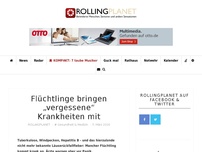 Bild zum Artikel: Flüchtlinge bringen „vergessene“ Krankheiten mit