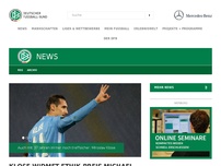 Bild zum Artikel: Klose widmet Ethik-Preis Michael Schumacher