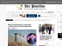 Bild zum Artikel: Mexiko will Grenzmauer zu den USA errichten, falls Trump Präsident wird