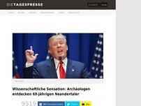 Bild zum Artikel: Wissenschaftliche Sensation: Archäologen entdecken 69-jährigen Neandertaler