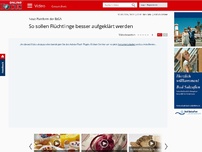 Bild zum Artikel: Neue Plattform der BzGA - So sollen Flüchtlinge besser aufgeklärt werden