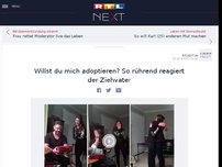 Bild zum Artikel: Willst du mich adoptieren? So rührend reagiert der Ziehvater