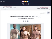 Bild zum Artikel: Leben mit Stoma-Beutel: So will Karl (25) anderen Mut machen