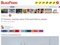 Bild zum Artikel: 27 Gründe, niemals einen Fuß nach Kiel zu setzen