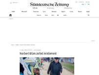 Bild zum Artikel: Norbert Blüm zeltet in Idomeni