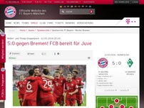 Bild zum Artikel: Müller- und Thiago-Doppelpack:5:0 gegen Bremen! FCB bereit für Juve