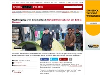 Bild zum Artikel: Flüchtlingslager in Griechenland: Norbert Blüm hat jetzt ein Zelt in Idomeni