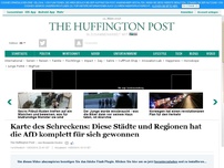 Bild zum Artikel: Karte des Schreckens: Diese Städte und Regionen hat die AfD komplett für sich gewonnen