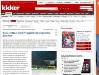 Bild zum Artikel: Fans setzen nach Tragödie bewegendes Zeichen