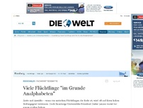 Bild zum Artikel: Fachkräfte : Viele Flüchtlinge 'im Grunde Analphabeten'