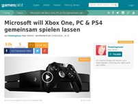 Bild zum Artikel: Dank Microsoft: PS4- und Xbox One-Besitzer können bald zusammen zocken!