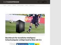 Bild zum Artikel: Durchbruch für künstliche Intelligenz: Schachcomputer schlägt Austria Wien mit 3:1