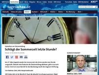 Bild zum Artikel: Schlägt der Sommerzeit letzte Stunde?