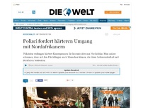 Bild zum Artikel: Intensivtäter: Polizei fordert härteren Umgang mit Nordafrikanern