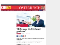 Bild zum Artikel: 'Hofer wird die Stichwahl gewinnen'