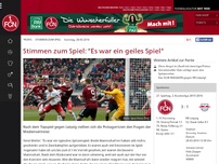 Bild zum Artikel: Stimmen zum Spiel: 'Es war ein geiles Spiel'