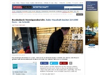 Bild zum Artikel: Bundesbank-Vermögensbericht: Jeder Haushalt besitzt 214.000 Euro - im Schnitt