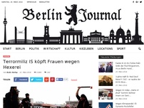 Bild zum Artikel: Terrormiliz IS köpft Frauen wegen Hexerei