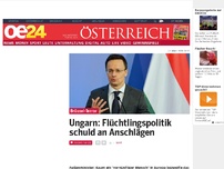 Bild zum Artikel: Ungarn: Flüchtlingspolitik schuld an Anschlägen