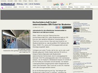 Bild zum Artikel: Kampagne - Hochschülerschaft fordert österreichweites Öffi-Ticket für Studenten