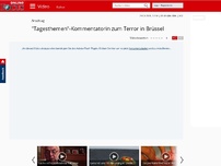 Bild zum Artikel: Anschlag - 'Tagesthemen'-Kommentatorin zum Terror in Brüssel