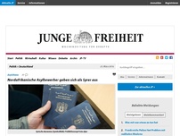 Bild zum Artikel: Nordafrikanische Asylbewerber geben sich als Syrer aus