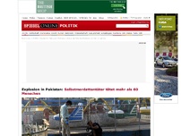 Bild zum Artikel: Explosion in Park in Lahore: Selbstmordattentäter reißt in Pakistan Dutzende mit in den Tod