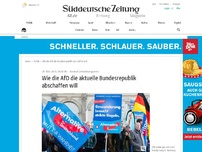 Bild zum Artikel: Wie die AfD die aktuelle Bundesrepublik abschaffen will