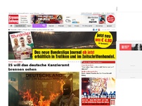 Bild zum Artikel: IS will das deutsche Kanzleramt brennen sehen